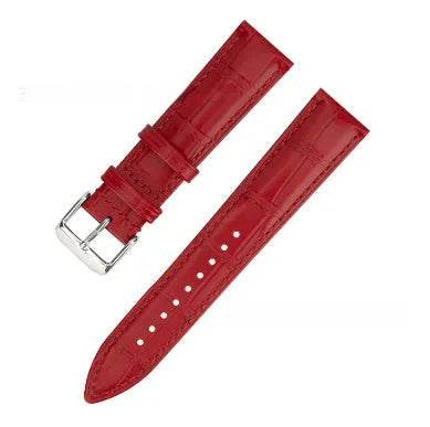 Bamboo Pattern Cow Leather Watch Strap Unisex - Velora