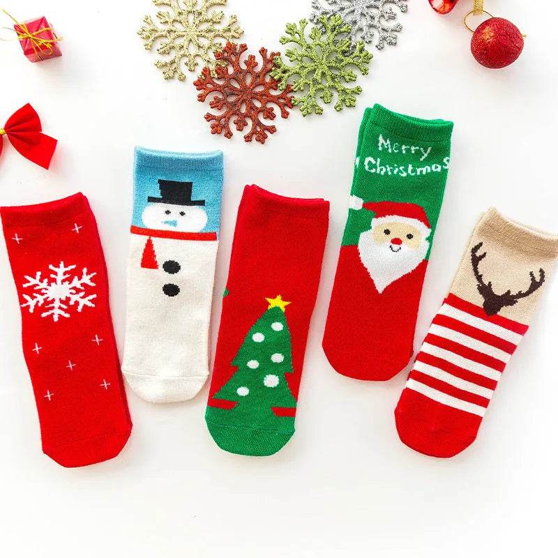 Children's Fashion Simple Mid-calf Christmas Stockings - Velora