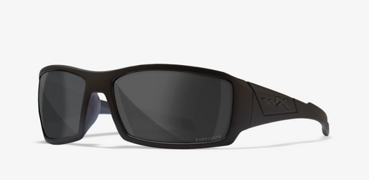 Wiley X Twisted Sunglasses Alternative Fit with Captivate Polarized Grey Lenses - Velora