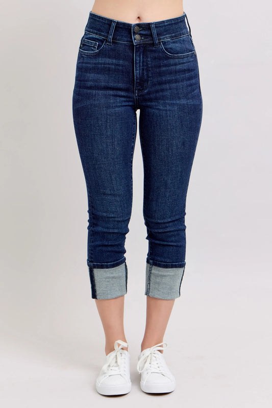 Judy Blue High-Waist Double Waist Band Skinny Jeans - Velora