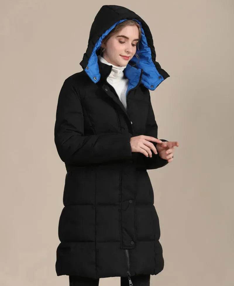 Unisex Hooded Winter Long Puffer coat - Velora
