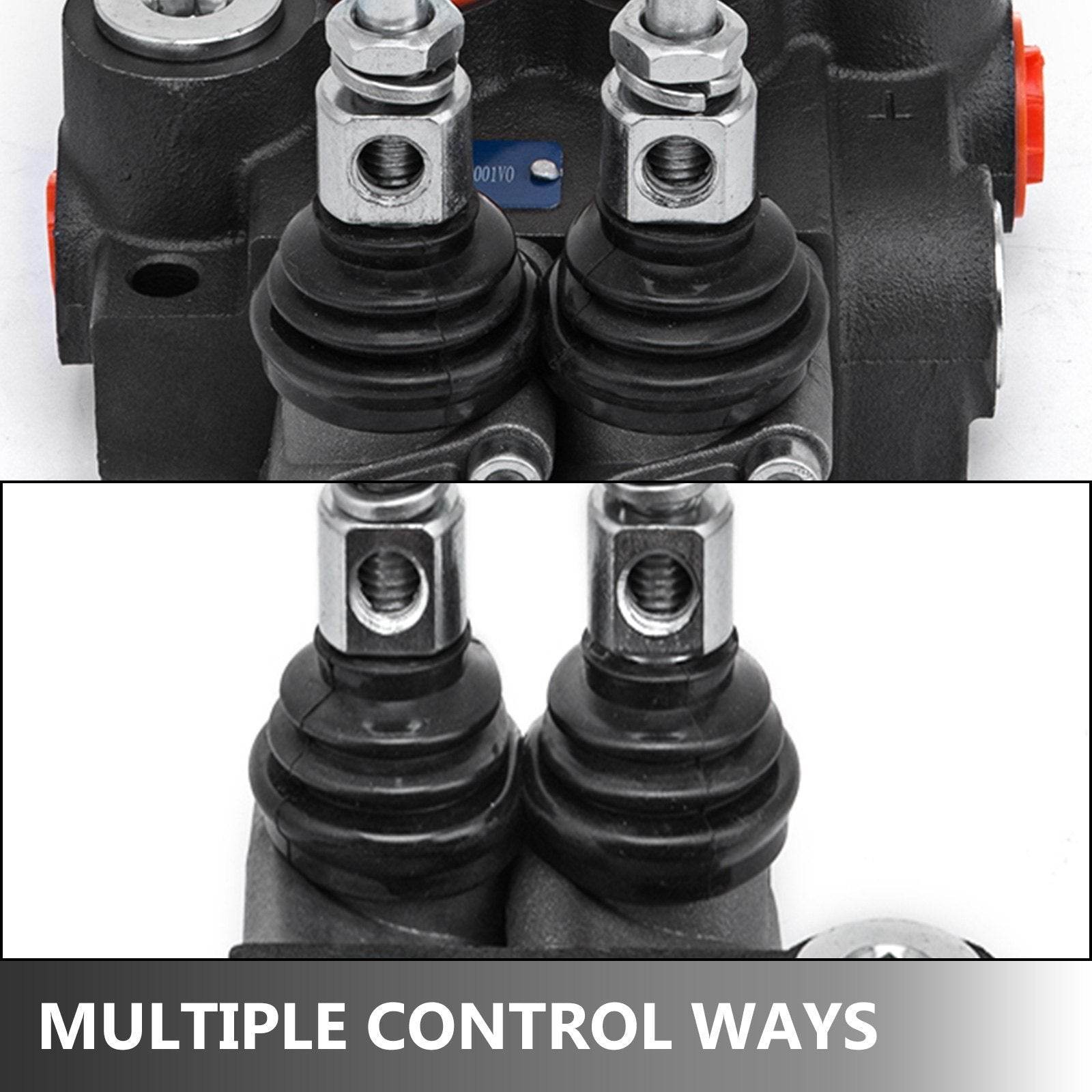Hydraulic Valve 2 Spool Hydraulic Directional Control Valve 11gpm Hydraulic Control Valve Double Acting For Tractors Loaders Tanks - Velora