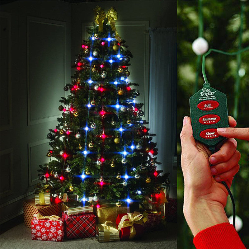 64 and 48 Light Dazzler Shower Tree Light Show of Christmas Tree https://like2b-uy