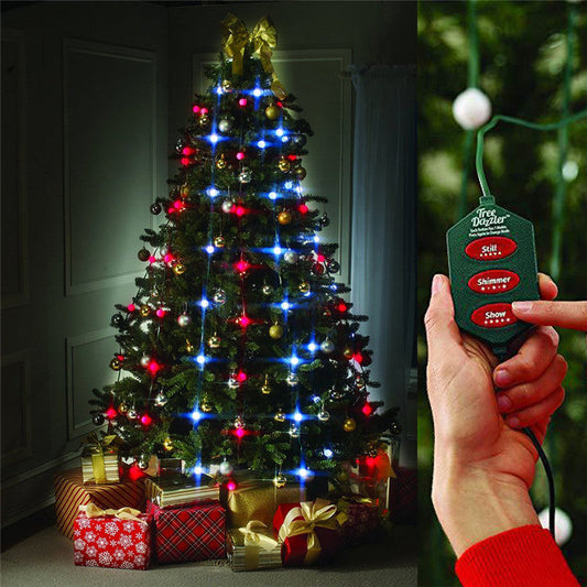 64 and 48 Light Dazzler Shower Tree Light Show of Christmas Tree https://like2b-uy