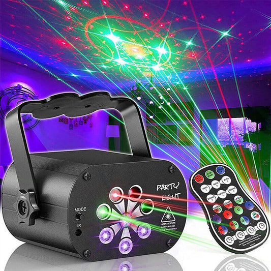 480 Pattern LED RGB Disco Party Laser Stage Light USB Club DJ Lighting Projector https://like2b-uy