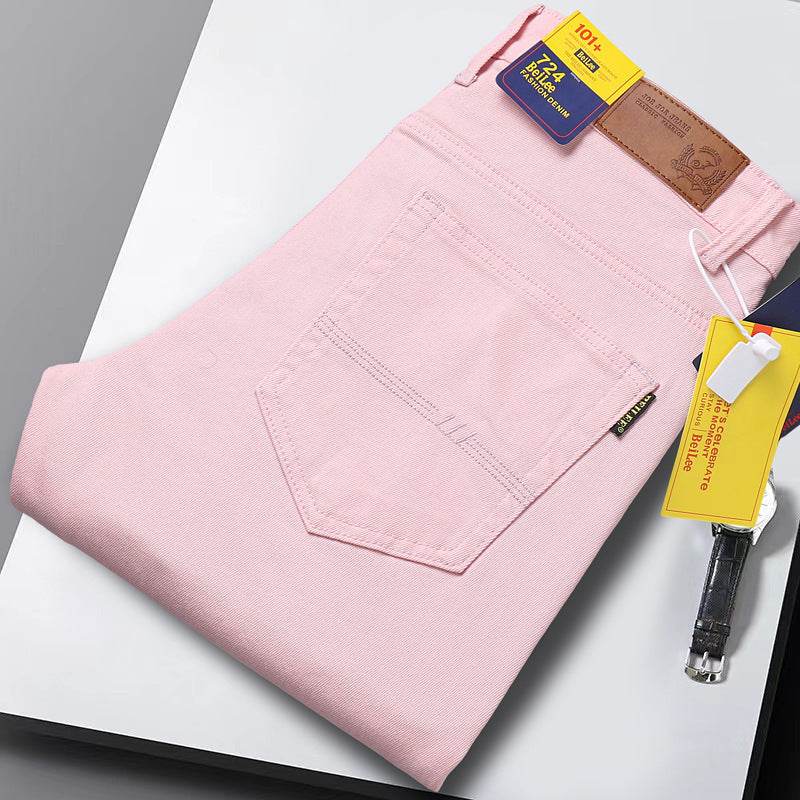 Men Fashion Brands Stretch Slim Fit Skinny Denim Pants jeans Trouser - Velora