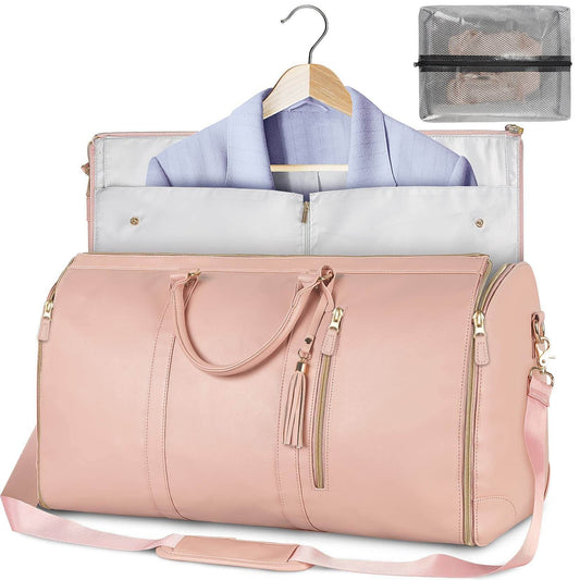 Large Capacity Travel Duffle Bag Women's Handbag Folding Suit Bag Waterproof Clothes Totes - Velora