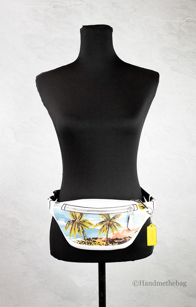 Coach Warren Miniature Hawaiian Leather Belt Satchel