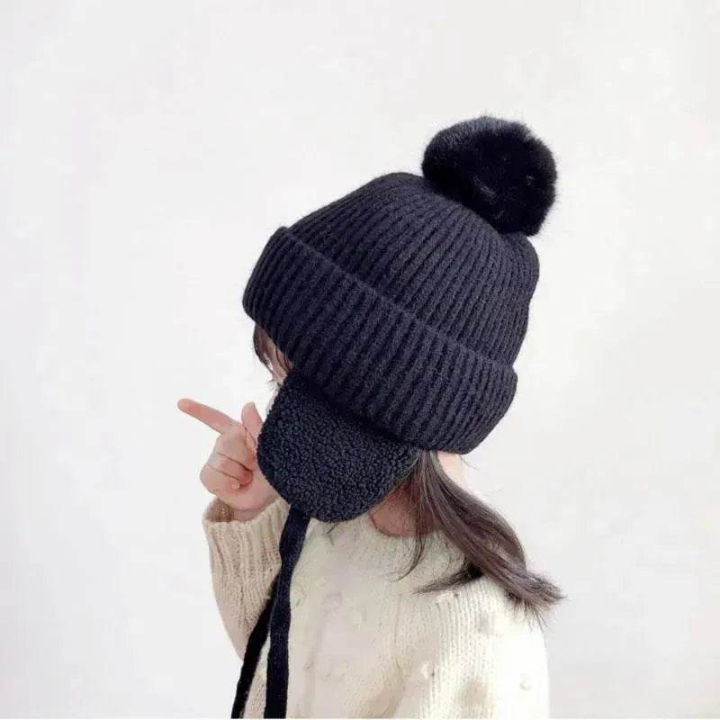 Autumn And Winter Children's Cute Knitting Wool Hat Winter - Velora