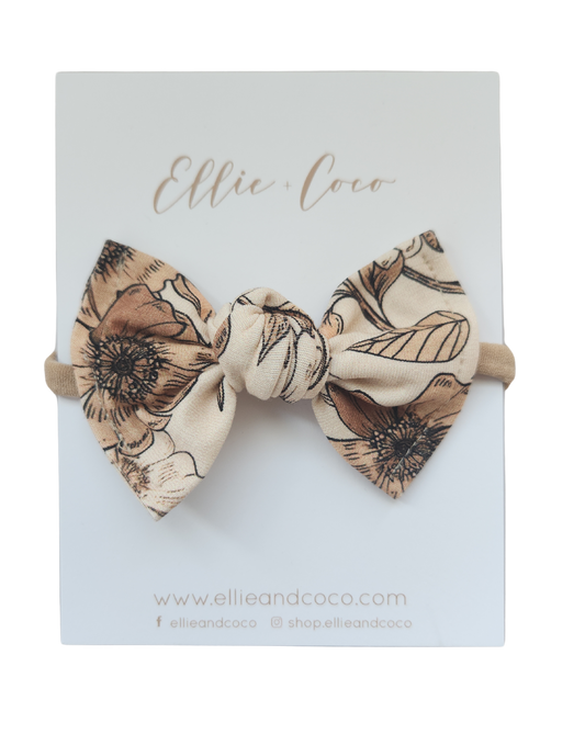 Knot Bow | Autumn Floral - Velora