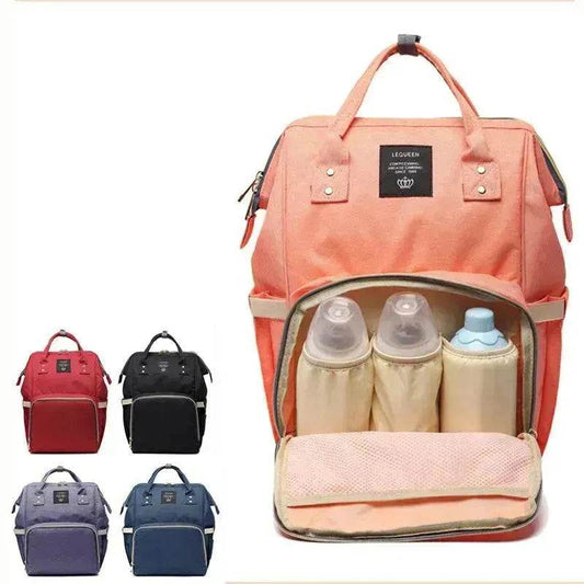 Fashion Brest feeding Mummy Maternity Nappy Bag Backpack Nappy Changing Bag Maternity Diaper Bag - Velora