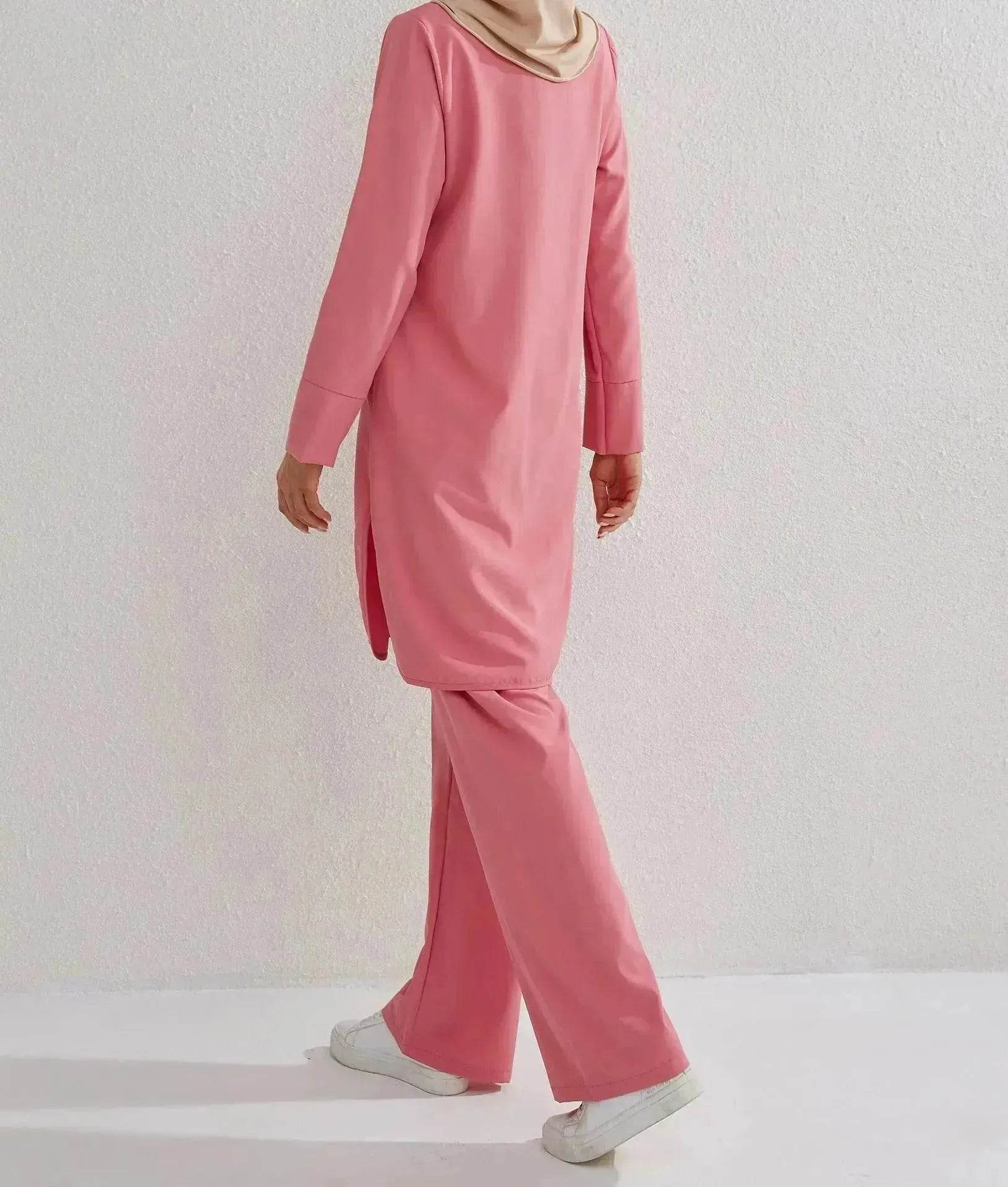 Fashion Large Size Middle East Two-piece Casual Outfit set - Velora