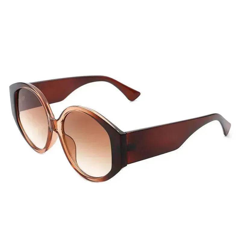Fashion Round Frame Colorful Sunglasses - Velora