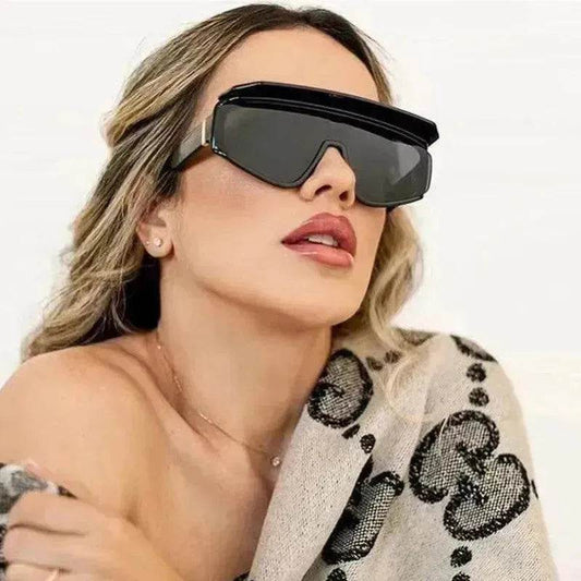 Fashion Square Brim Sunshade Sunglasses - Velora