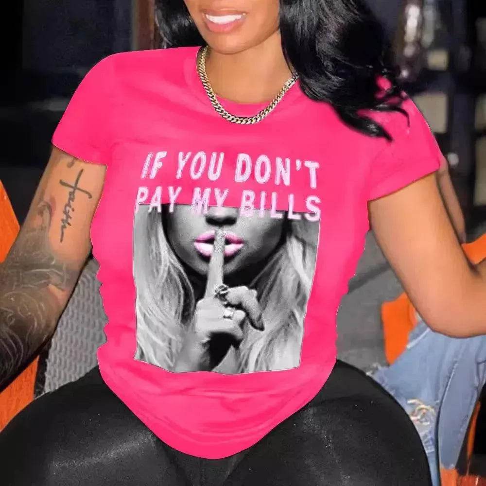 Fashion Women's Wear Printed Short Sleeve - Velora