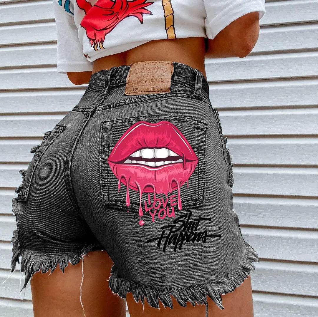 Fashion Ripped Denim Shorts For Women - Velora