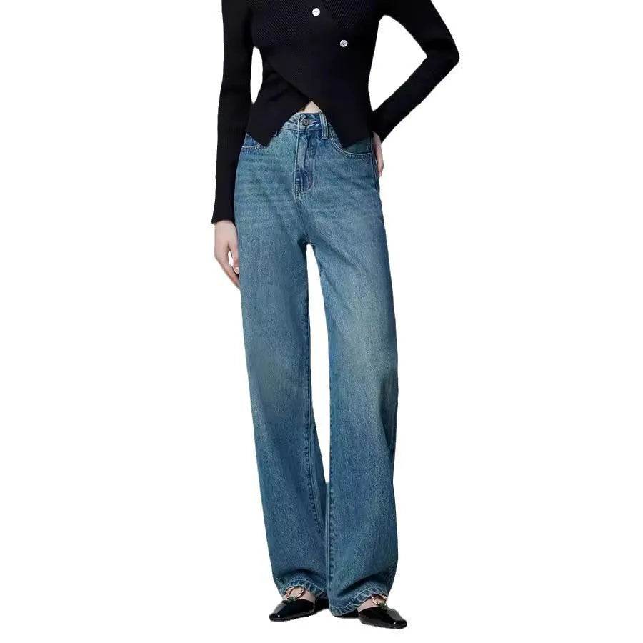 Fashion American Retro New Baggy Jeans Pant Women - Velora
