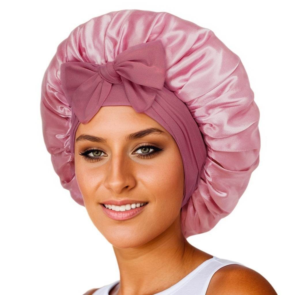 Silk Hair Bonnet For Sleeping Satin bonnet for curly hair - Velora