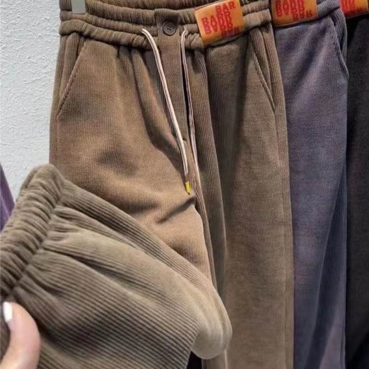 Leisure Trousers – Cotton Thick Flannel Sports Pants for Women - Velora
