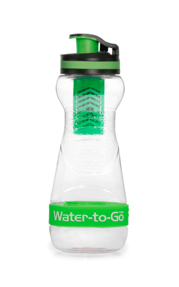 WatertoGo 50cL Water Purification Filter Bottle Removes Contaminants by 99.9% - Velora