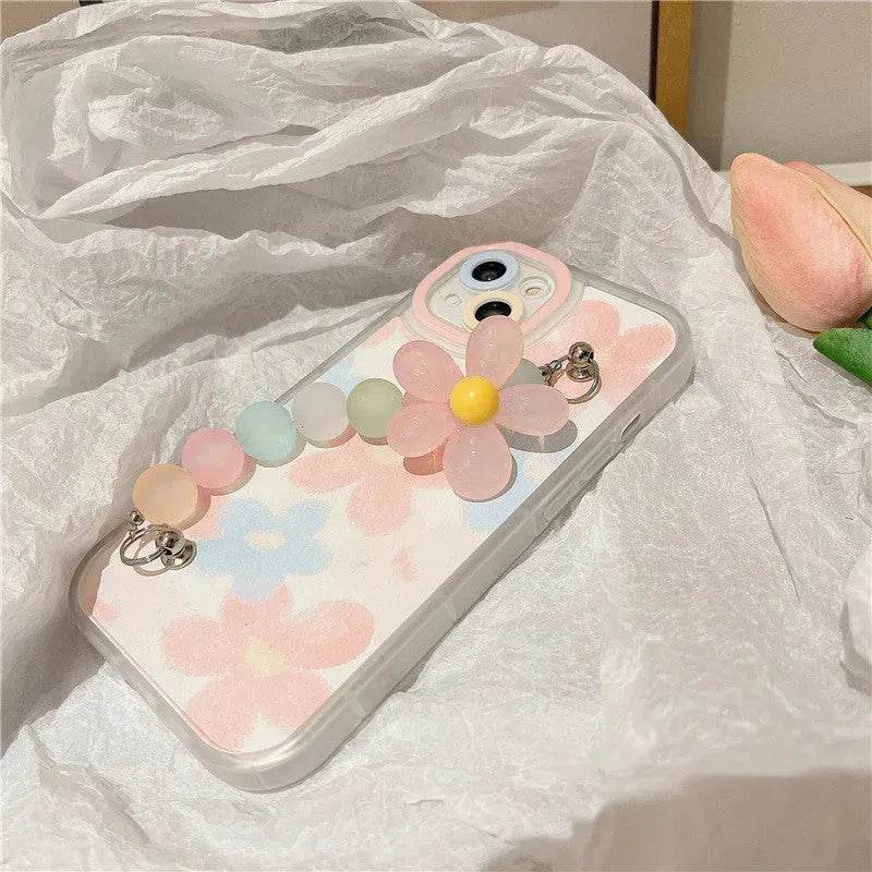 Fashion Flower Bracelet Silicone Phone Case - Velora