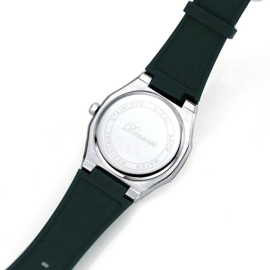 Danfu Silicone Strap Men's Simple Fashion Quartz Watch - Velora