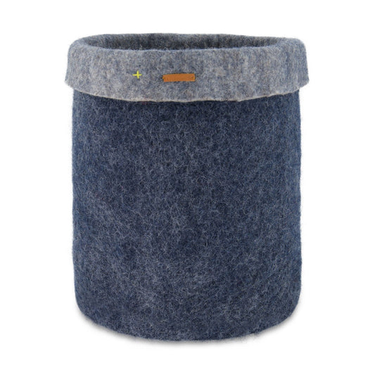 Felt Storage Basket - Navy blue - Velora Luxury Fashion