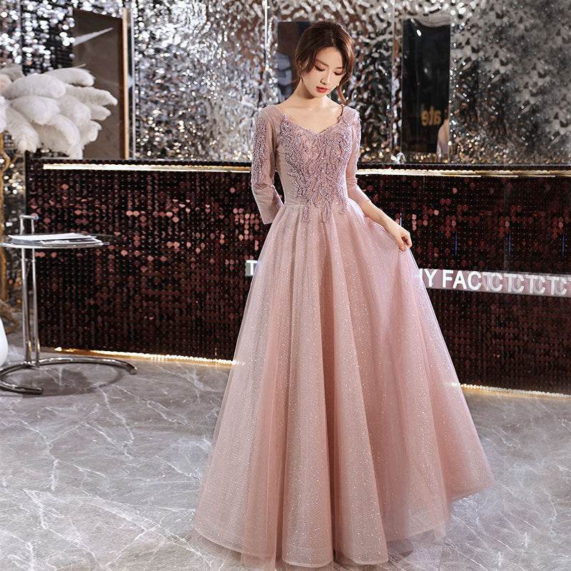 Banquet Sequined Princess formal Dress Evening Party Dress - Velora