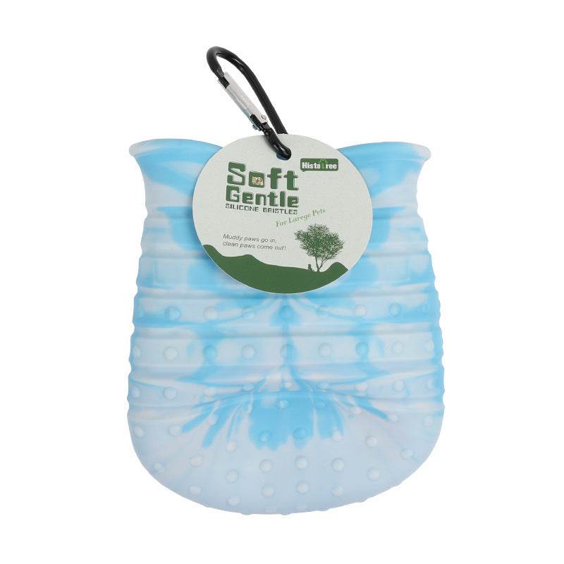 2 In 1 Dog Paw Cleaner Cup Soft Pet Dog Foot Cleaning Washer Brush Cup Portable Pet Foot Washer Paw Clean Brush Foot Cleaning Bucket Pet Products - Velora