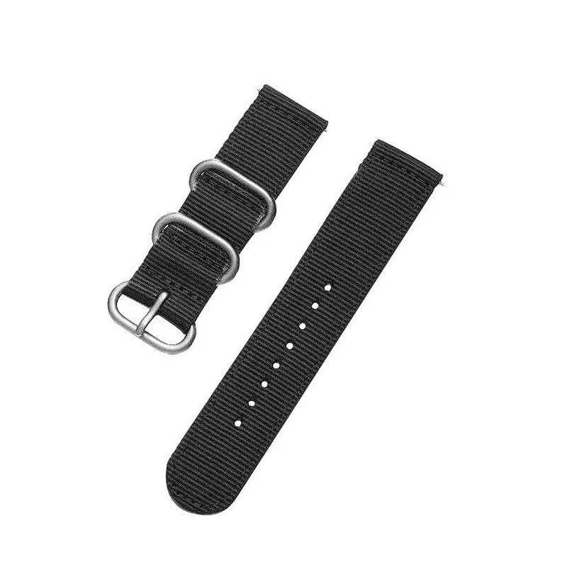 Suitable For Quick Release Watchband Gear S3 S2 Thickened Nylon Canvas Watch Strap - Velora
