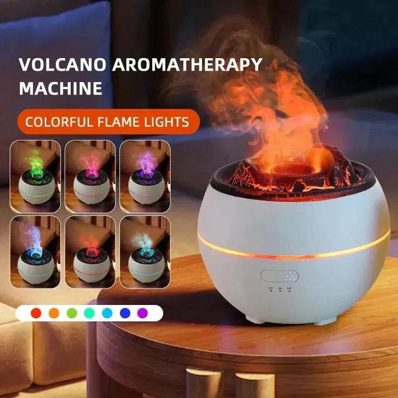 Flame Aroma Diffuser Household Desk Aromatherapy Humidifier - Velora