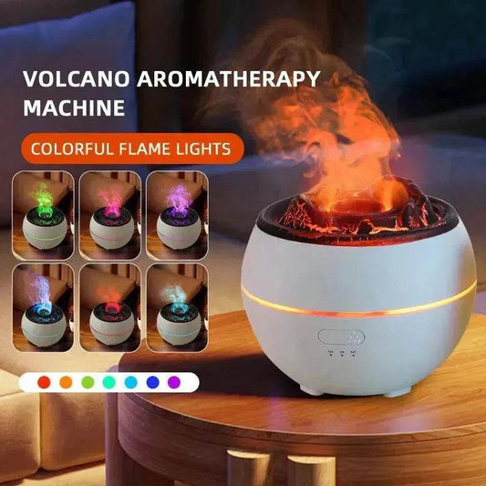 Flame Aroma Diffuser Household Desk Aromatherapy Humidifier - Velora