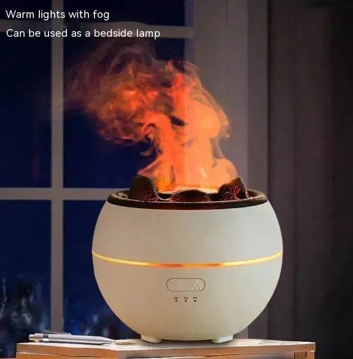 Flame Aroma Diffuser Household Desk Aromatherapy Humidifier - Velora
