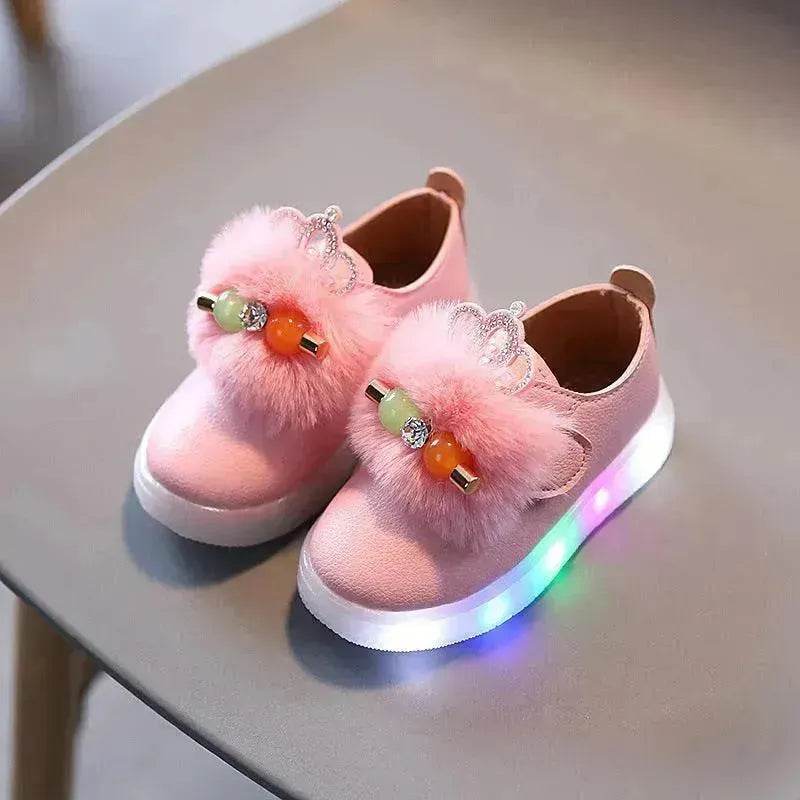 Glow Shoes Flashing Shoes Kids Board Shoes Soft Sole - Velora