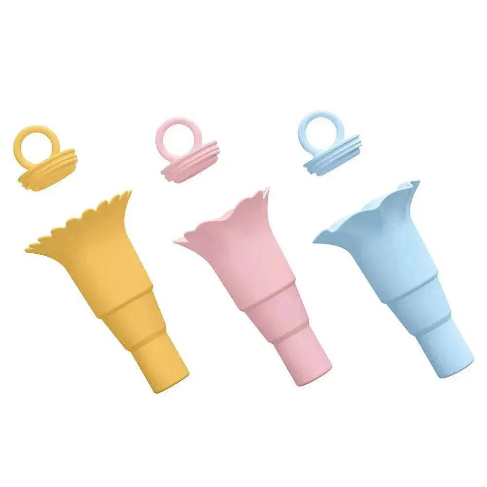 Foldable Silicone Multifunctional Anti-dirty Hands Ice Cream Cup - Velora
