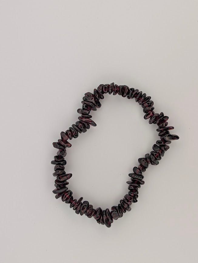 Garnet Bracelet — 3mm, 6mm, 7mm, 8mm Round or Chip