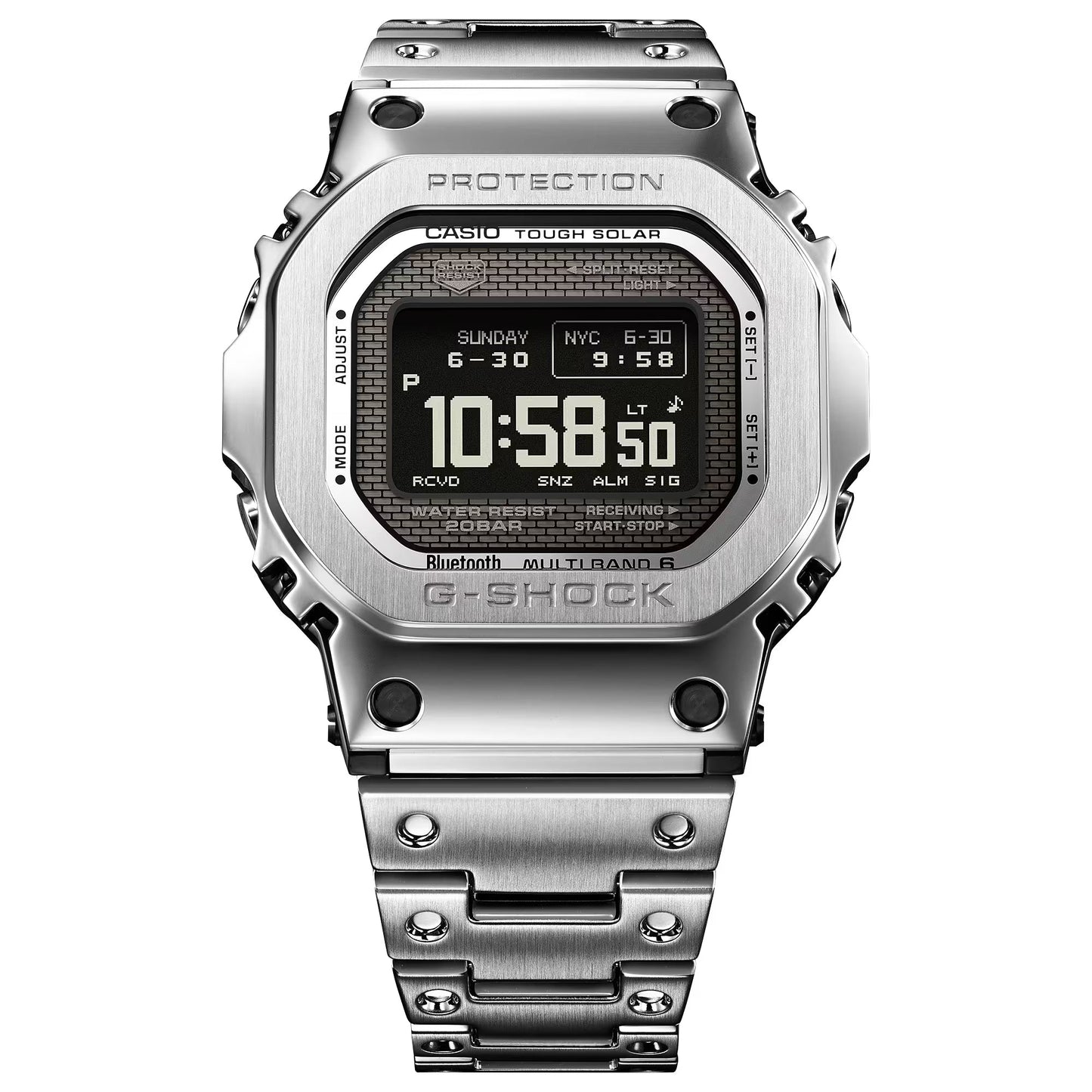 CASIO G-Shock Full Metal 5000 Series Silver | GMWBZ5000D-1