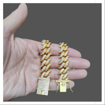 Lost and Found Jewelers Gold Cuban Link Bracelet - Velora Luxury Fashion