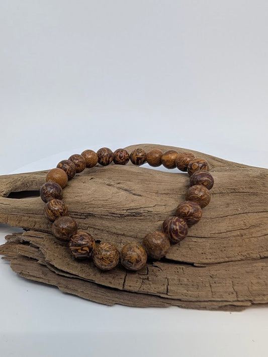 Golden Jade Bracelet — 8mm Beads