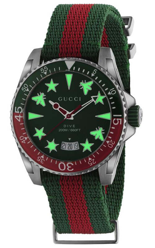 Gucci Dive XL 45mm Mens Watch YA136339 - Velora