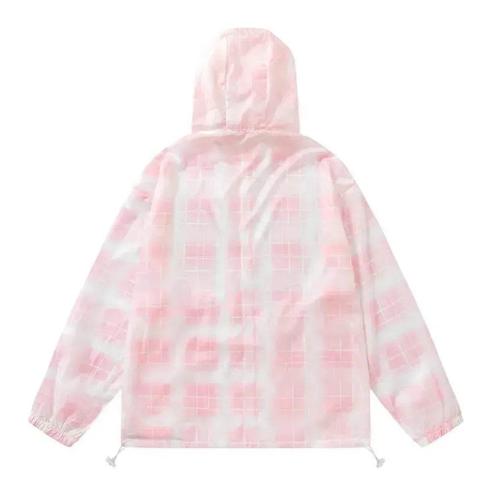 Gradient Plaid Lightweight Sun Protection Clothing - Velora