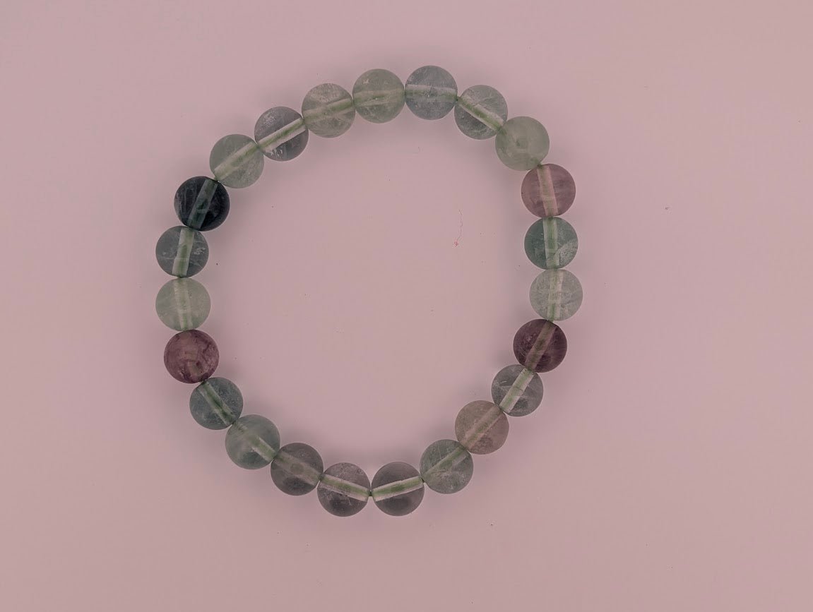 Green Fluorite Bracelet — 8mm Beads