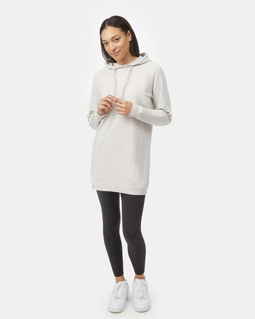 Oversized French Terry Hoodie Dress