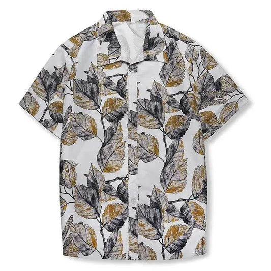 Hawaii Seaside Beach Shirt Hong Kong Style - Velora