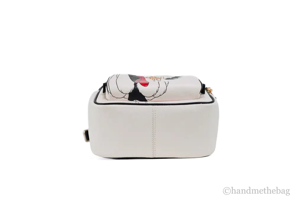 Coach X Disney Cruella Motif Mini Leather Court Backpack