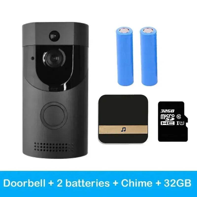 Home alarm smart wifi video doorbell wireless video intercom doorbell mobile phone remote video sea H1 program - Velora