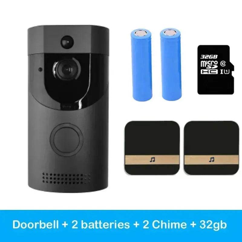 Home alarm smart wifi video doorbell wireless video intercom doorbell mobile phone remote video sea H1 program - Velora