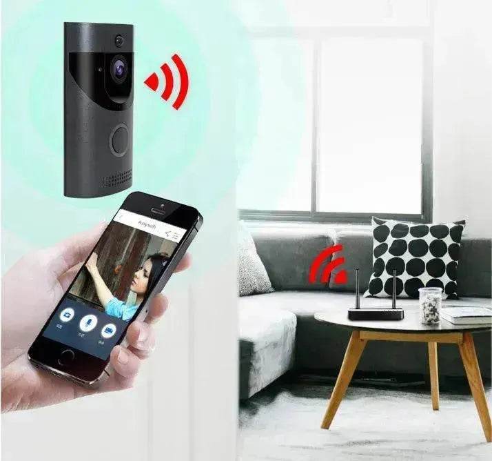 Home alarm smart wifi video doorbell wireless video intercom doorbell mobile phone remote video sea H1 program - Velora