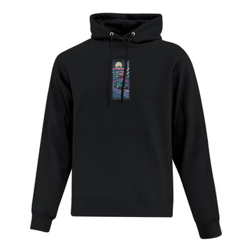 Hoodie Nuit au Japon brodé