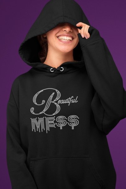 Beautiful Mess Rhinestone Shirt – Sassy Sparkle Bling Apparel for Women | Blingdazzel
